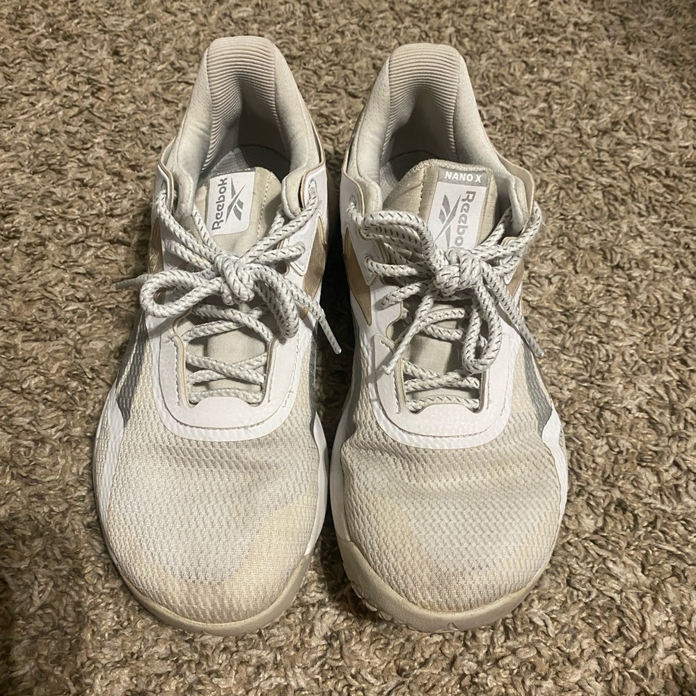 White Reebok Nano X